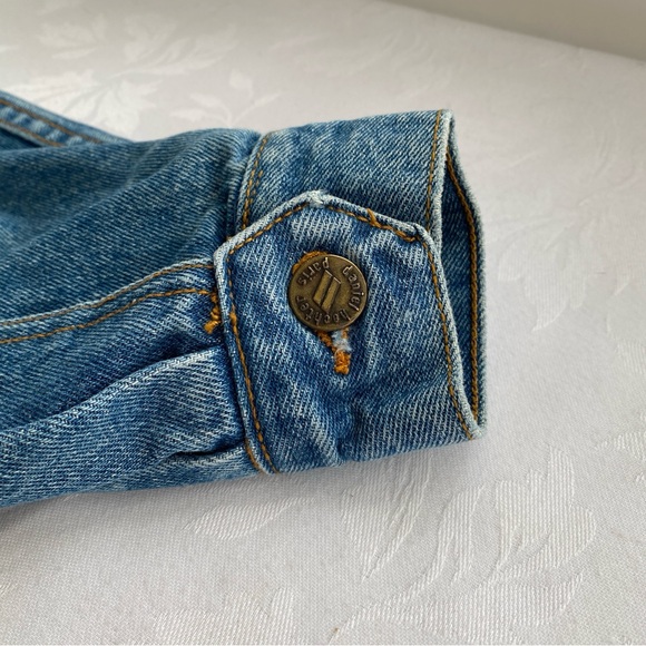 Vintage 90s Daniel Hechter Paris Oversized Denim Jacket Size L - Longline - Picture 7 of 16